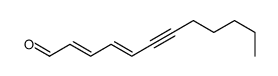 dodeca-2,4-dien-6-ynal Structure