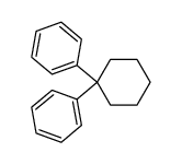 1,1'-(Cyclohexane-1,1-diyl)bisbenzene结构式