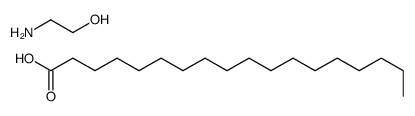 stearic acid, compound with 2-aminoethanol (1:1)结构式