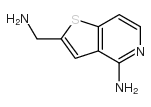 (9CI)-4-氨基-噻吩并[3,2-c]吡啶-2-甲胺结构式