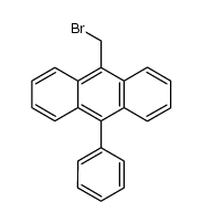 9-bromomethyl-10-phenyl-anthracene Structure