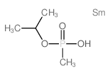 Phosphonic acid,methyl-, monoisopropyl ester, samarium(3+) salt (8CI)结构式