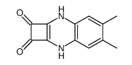 3,8-Dihydro-5,6-dimethylcyclobuta[b]quinoxaline-1,2-dione结构式