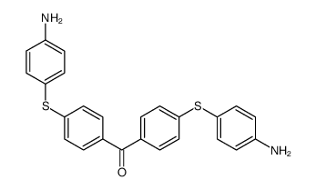 bis[4-(4-aminophenyl)sulfanylphenyl]methanone结构式