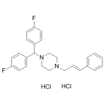 盐酸氟桂利嗪结构式