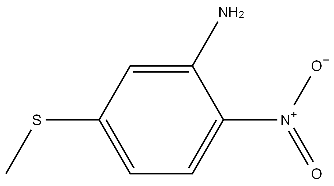 5-Methylsulfanyl-2-nitroaniline Structure