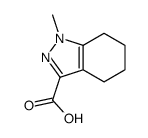 1-甲基-4,5,6,7-四氢-1H-吲唑-3-羧酸结构式