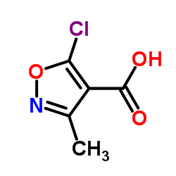 4-Isoxazole carboxylicacid,5-chloro-3-methyl-(7CI,9CI)结构式