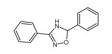 3,5-diphenyl-2(4),5-dihydro-[1,2,4]oxadiazole结构式