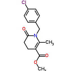 Methyl 1-(4-chlorobenzyl)-2-methyl-6-oxo-1,4,5,6-tetrahydro-3-pyridinecarboxylate Structure