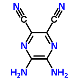 5,6-二氨基-2,3-二氰基吡嗪结构式