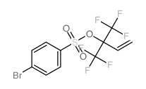 1-bromo-4-[1,1,1-trifluoro-2-(trifluoromethyl)but-3-en-2-yl]oxysulfonyl-benzene结构式