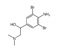 1-(4-amino-3,5-dibromophenyl)-2-(dimethylamino)ethanol Structure