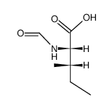 N-formyl-L-Ile-OH Structure