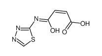 4-oxo-4-(1,3,4-thiadiazol-2-ylamino)but-2-enoic acid Structure