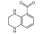 (9CI)-1,2,3,4-四氢-5-硝基喹噁啉结构式