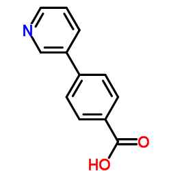 4-Pyridin-3-yl-benzoic acid Structure