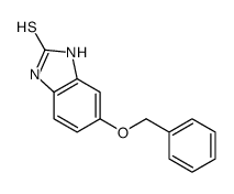 5-phenylmethoxy-1,3-dihydrobenzimidazole-2-thione结构式