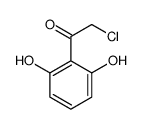 2-chloro-1-(2,6-dihydroxyphenyl)ethanone Structure