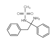 N-((1R,2R)-2-AMINO-1,2-DIPHENYLETHYL)METHANESULFONAMIDE Structure