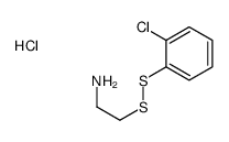 2-[(2-chlorophenyl)disulfanyl]ethylazanium,chloride Structure