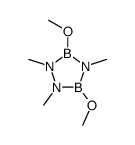 3,5-dimethoxy-1,2,4-trimethyl-1,2,4,3,5-Triazadiborolidine结构式