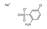 sodium 2-amino-5-chlorobenzenesulphonate Structure