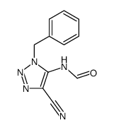 3-benzyl-4-formamido-1,2,3-triazole-5-carbonitrile结构式