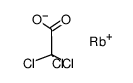 rubidium trichloroacetate Structure