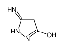 3-amino-1,4-dihydropyrazol-5-one结构式