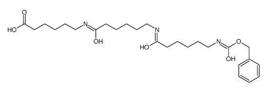 6-[6-[6-(phenylmethoxycarbonylamino)hexanoylamino]hexanoylamino]hexanoic acid结构式