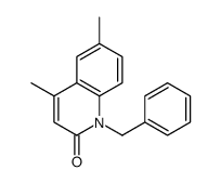 1-benzyl-4,6-dimethylquinolin-2-one结构式