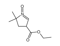 3-ethoxycarnonyl-5,5-dimethyl-4,5-dihydro-3H-pyrrole-1-oxide Structure