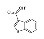 1-benzothiophen-3-yl-hydroxy-oxophosphanium Structure