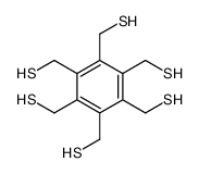 [2,3,4,5,6-pentakis(sulfanylmethyl)phenyl]methanethiol结构式