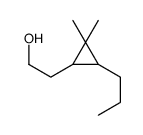 2-(2,2-dimethyl-3-propylcyclopropyl)ethanol结构式