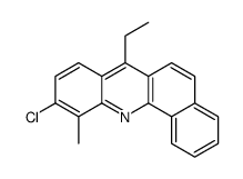 10-Chloro-7-ethyl-11-methylbenz[c]acridine structure