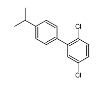 1,4-dichloro-2-(4-propan-2-ylphenyl)benzene结构式