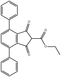 1,3-dioxo-4,7-diphenyl-indan-2-carboxylic acid ethyl ester图片