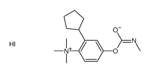 [2-cyclopentyl-4-(methylcarbamoyloxy)phenyl]-trimethylazanium,iodide结构式