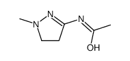 N-(2-methyl-3,4-dihydropyrazol-5-yl)acetamide Structure