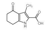 3-METHYL-4-OXO-4,5,6,7-TETRAHYDRO-1H-INDOLE-2-CARBOXYLIC ACID Structure