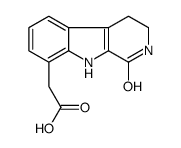 2-(1-oxo-2,3,4,9-tetrahydropyrido[3,4-b]indol-8-yl)acetic acid Structure