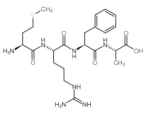 H-Met-Arg-Phe-Ala-OH structure