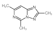 2,4,8-trimethyl-1,3,7,9-tetrazabicyclo[4.3.0]nona-2,4,6,8-tetraene结构式