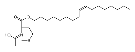 Z-9-octadecenyl N-acetyl-DL-methionate Structure