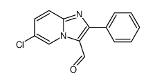 6-CHLORO-2-PHENYL-IMIDAZO[1,2-A]PYRIDINE-3-CARBALDEHYDE Structure