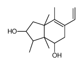 6-Ethenyl-2,3,3a,4,5,7a-hexahydro-3,3a,7,7a-tetramethyl-1H-indene-2,4-diol Structure