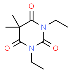 Barbituric acid, 1,3-diethyl-5,5-dimethyl- (4CI) Structure