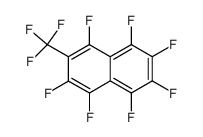 Heptafluor-2-trifluormethyl-naphthalin Structure